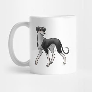 Dog - Saluki - Smooth Coat Black Irish Mug